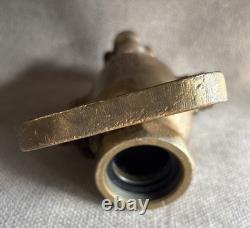 Vintage Brass Akron Fire Hose Fog Nozzle Water Fog Industrial Weight 8.5lb