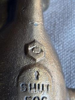Vintage Brass Akron Fire Hose Fog Nozzle Water Fog Industrial Weight 8.5lb