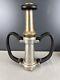 Vintage Brass American Lafrance 2 1/2 In Fire Nozzle, Leather Hds
