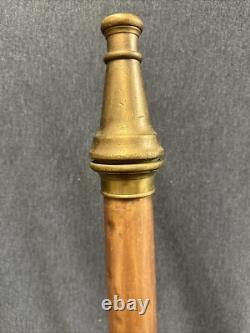 Vintage Brass & Copper 30 FIRE HOSE NOZZLE Boston Woven Hose & Rubber Co. S5