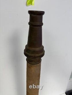 Vintage Brass & Copper 30 FIRE HOSE NOZZLE PLAYP+PE- POWHATAN 10/77