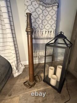 Vintage Brass & Copper FIRE HOSE NOZZLE Model 65 SECO DETROIT READ