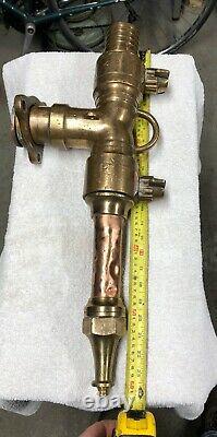 Vintage Brass Fire Hose Nozzle 62cm