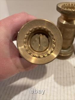 Vintage Brass Fire Hose Nozzle 7171L WD Allen MFG. Co Chicago, IL