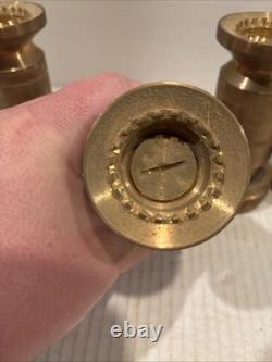 Vintage Brass Fire Hose Nozzle 7171L WD Allen MFG. Co Chicago, IL