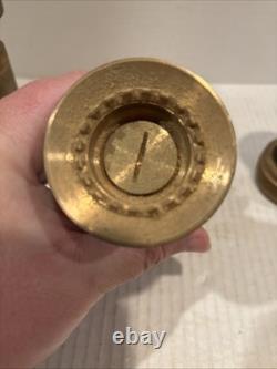Vintage Brass Fire Hose Nozzle 7171L WD Allen MFG. Co Chicago, IL