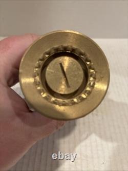 Vintage Brass Fire Hose Nozzle 7171L WD Allen MFG. Co Chicago, IL