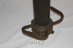 Vintage Brass Fire Hose Nozzle Larkin