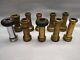 Vintage Brass Fire Hose Nozzle Lot Of 10 Assorted Pieces