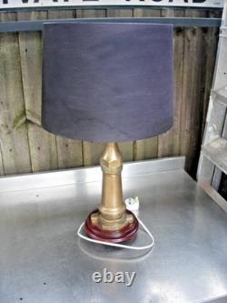 Vintage Brass Fire Hose Nozzle Made into Lamp