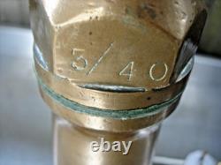 Vintage Brass Fire Hose Nozzle Made into Lamp