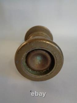 Vintage Brass Fire Hose Nozzle Twist to Spray