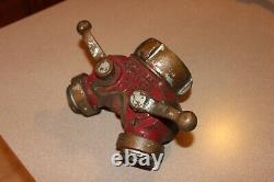 Vintage Brass Fire Hose Valve Splitter 3 To 2 Akron Brass 949