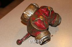 Vintage Brass Fire Hose Valve Splitter 3 To 2 Akron Brass 949