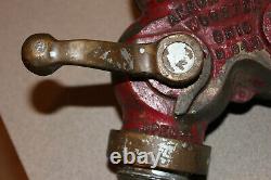 Vintage Brass Fire Hose Valve Splitter 3 To 2 Akron Brass 949