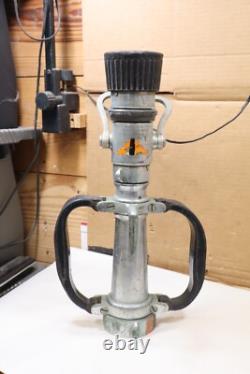 Vintage Brass Fire Nozzle By The Elkhart Brass Co