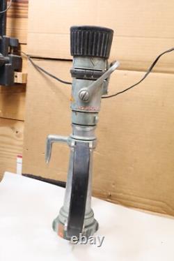 Vintage Brass Fire Nozzle By The Elkhart Brass Co