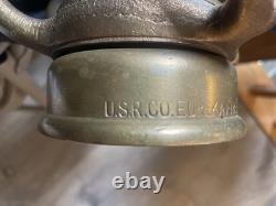 Vintage Brass Fire Playpipe WithNozzle 32 Eureka Fire Hose division