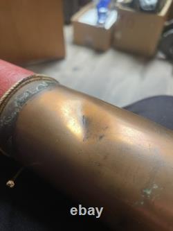 Vintage Brass Fire Playpipe WithNozzle 32 Eureka Fire Hose division