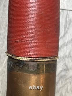 Vintage Brass Fire Playpipe WithNozzle 32 Eureka Fire Hose division