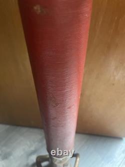 Vintage Brass Fire Playpipe WithNozzle 32 Eureka Fire Hose division