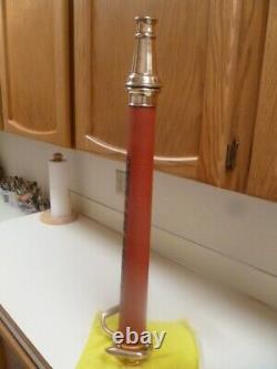Vintage Brass Fire Playpipe WithNozzle Swivel Handle 30 ELKHART, Underwriters