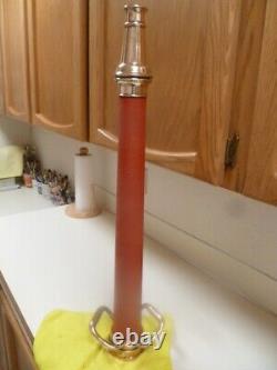 Vintage Brass Fire Playpipe WithNozzle Swivel Handle 30 ELKHART, Underwriters