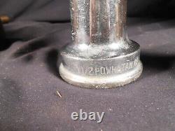 Vintage Brass Fire nozzle lot. Wooster hydrant splitter, Powhatan Nozzles. Nice
