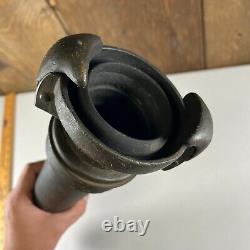 Vintage Brass Fireman Fire Hose Nozzle, J. H. Clay, Philadelphia Large 17