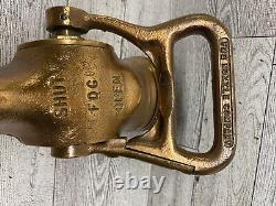 Vintage Brass Fog Nozzle Akron Fire Fighting Equipment