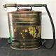 Vintage Brass Indian Fire Pump D. B. Smith & Co. Utica Ny Firefighter Equipment