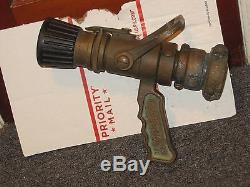 Vintage Brass Large Fire Hose Nozzle