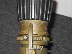 Vintage Brass Large Fire Hose Nozzle