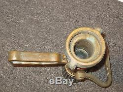 Vintage Brass Large Fire Hose Nozzle