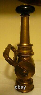 Vintage Brass MOON Fire Hose Nozzle