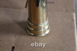 Vintage Brass PPC Fire Hose Nozzle 2 1/2 inch, 24 inches long