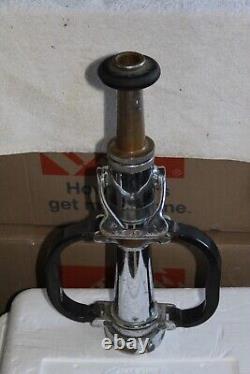 Vintage Brass Plated Fire Nozzle
