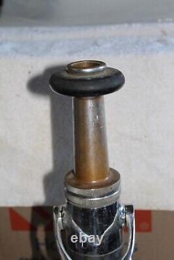 Vintage Brass Plated Fire Nozzle