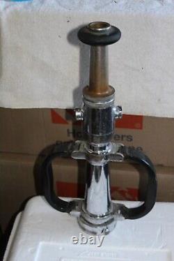 Vintage Brass Plated Fire Nozzle