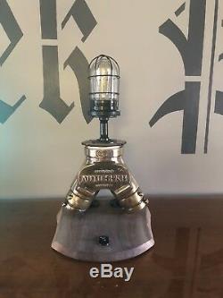 Vintage Brass Powhatan Fire Dept. Sprinkler Connection Light