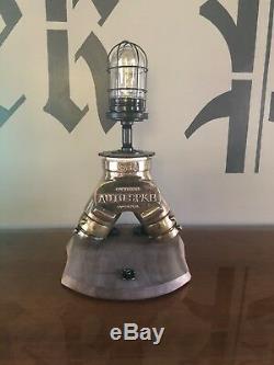 Vintage Brass Powhatan Fire Dept. Sprinkler Connection Light