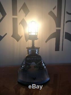 Vintage Brass Powhatan Fire Dept. Sprinkler Connection Light