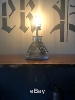 Vintage Brass Powhatan Fire Dept. Sprinkler Connection Light