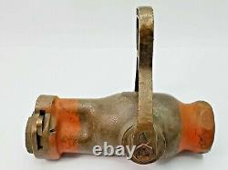 Vintage Brass Rockwood Sprinkler Co. Water Fog Nozzle / Fire Hose