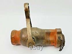 Vintage Brass Rockwood Sprinkler Co. Water Fog Nozzle / Fire Hose