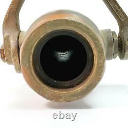 Vintage Brass Rockwood Sprinkler Co. Water Fog Nozzle / Fire Hose