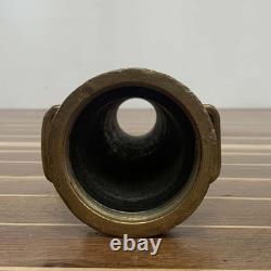 Vintage Brass Small Larkin Fire Hose Nozzle (M78)