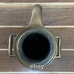 Vintage Brass Small Larkin Fire Hose Nozzle (M78)