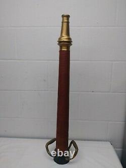 Vintage Brass W. D. ALLEN MFG. CO. Chicago Fire Hose Nozzle 30 Long