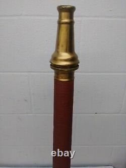 Vintage Brass W. D. ALLEN MFG. CO. Chicago Fire Hose Nozzle 30 Long